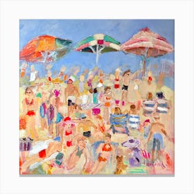 Day At The Beach Canvas Print