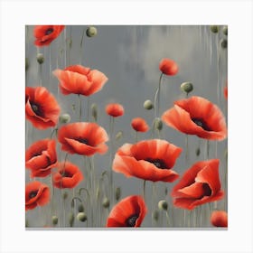 Poppies Canvas Art Canvas Print