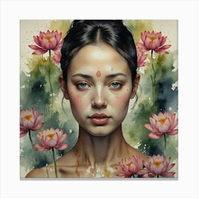 Lotus Flower 2 Canvas Print