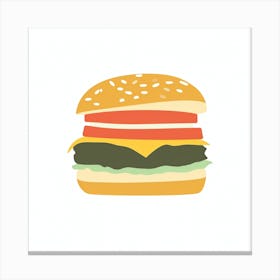 Hamburger 5 Canvas Print