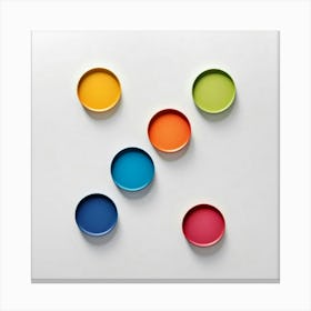 Colorful Circles Canvas Print