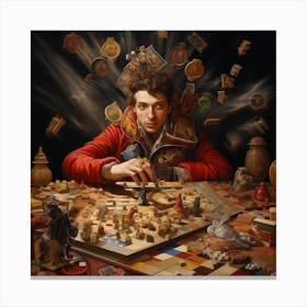Master Of All Games Canvas Print