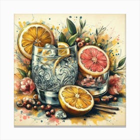 Gin And Tonic 2 Canvas Print