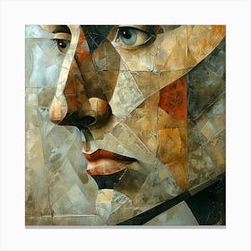 Abstract Portrait Of A Woman 11 Canvas Print