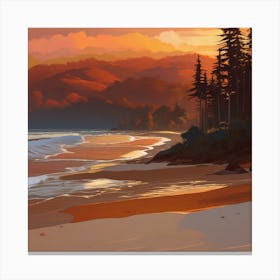 Iron shores Canvas Print