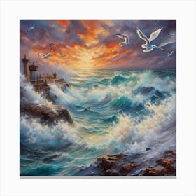 stormy old weather Canvas Print