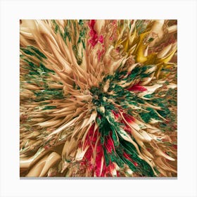 Color Symphony Abstract Textures In Beige, Gold, And Pink (6) Canvas Print