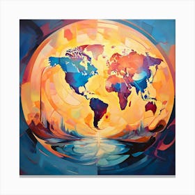 World In Motion Canvas Print