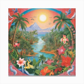 Tropical Paradise 1 Canvas Print