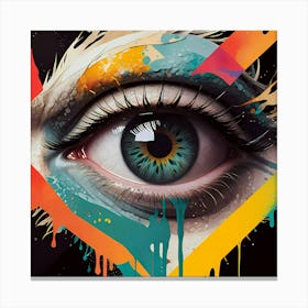 Vivid Vision: I Put An Eye On You Series Canvas Print