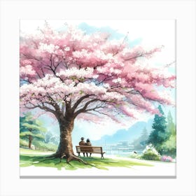 Cherry Blossom Tree 11 Canvas Print