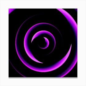 Purple Spiral 2 Leinwandbild