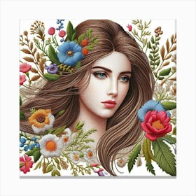 Flower Girl 2 Canvas Print