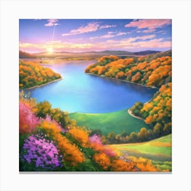 Autumn Landscape Canvas Print