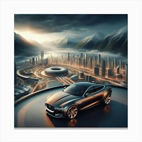 Jaguar Xe Concept Canvas Print