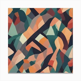 Abstract Geometric Pattern 12 Canvas Print