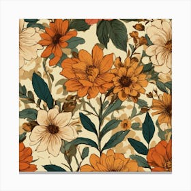 Floral Pattern Canvas Print