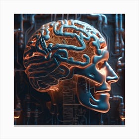 Artificial Brain 54 Canvas Print