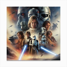 Star Wars The Force Awakens 13 Canvas Print