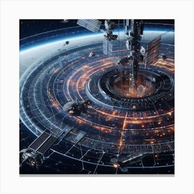Space Station 8 Canvas Print
