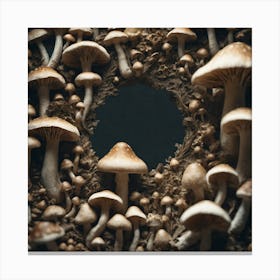 Mushroom Ring Canvas Print