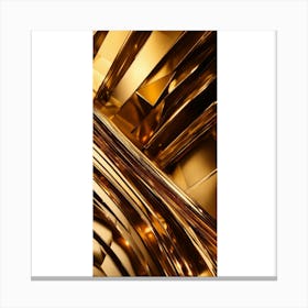 Abstract Gold 1 Canvas Print