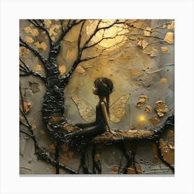 Fairy In The Tree Canvas Print