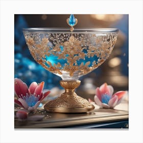 Chinese Crystal Bowl Canvas Print