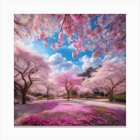 Cherry Blossoms Canvas Print