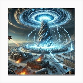 Plasma Storm Generator Use Case Canvas Print