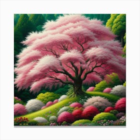 Cherry Blossom Tree Canvas Print