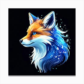 Fox Head 13 Canvas Print