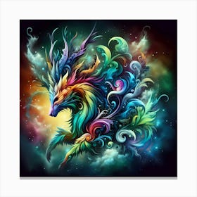 Colorful Eagle 1 Canvas Print
