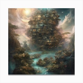 City In The Sky 1 Canvas Print