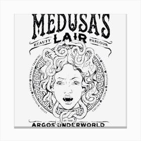 Medusa S Lair Beauty Parlour Canvas Print