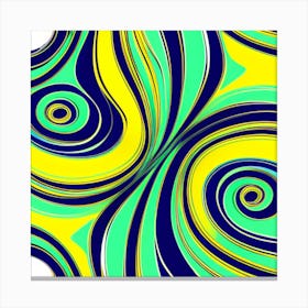 Abstract Swirls 3 Canvas Print