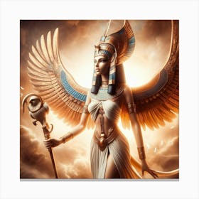 Ancient Egyptian Goddess Isis 1 Canvas Print