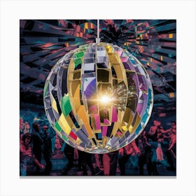 Disco Ball 16 Canvas Print