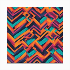 Abstract Geometric Pattern Canvas Print