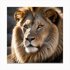 Lion Portrait Canvas Print