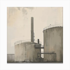 Echoes Of The Industrial Age Canvas Print