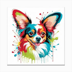 Graffiti Papillon 2 Canvas Print