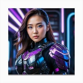 Sci-Fi Girl Canvas Print