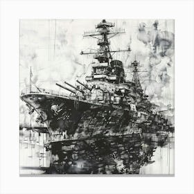 Battleship Canvas Print