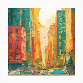 Nyc Cityscape Canvas Print