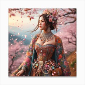 Chinese Woman 1 Canvas Print