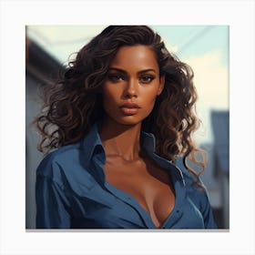 grand theft auto Cindy Bruna Canvas Print