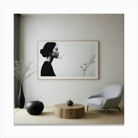 Asian Woman Canvas Print