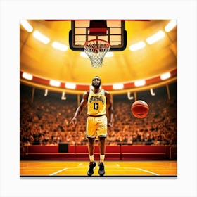 Basketball Player 2 Canvas Print