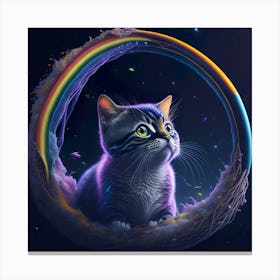 Cat Galaxy (120) Canvas Print